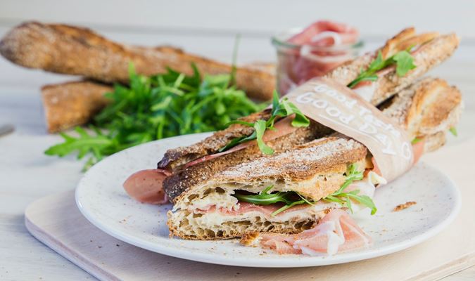 Simplicity Prosciutto and Brie Sandwich Image