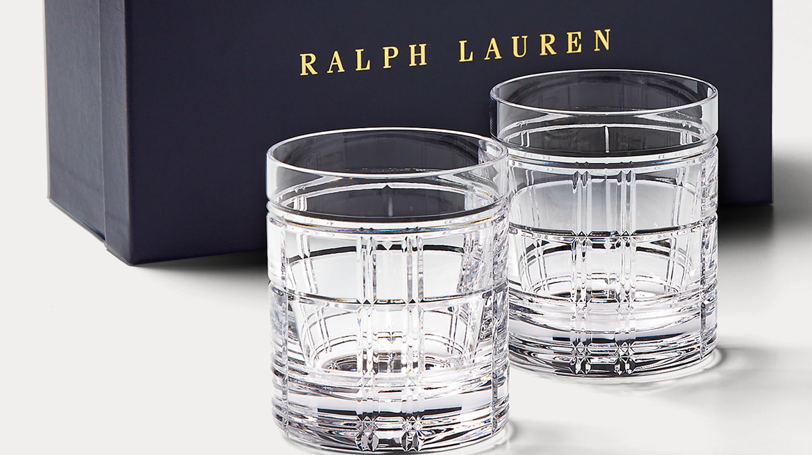 Ralph Lauren Cut Crystal Glasses