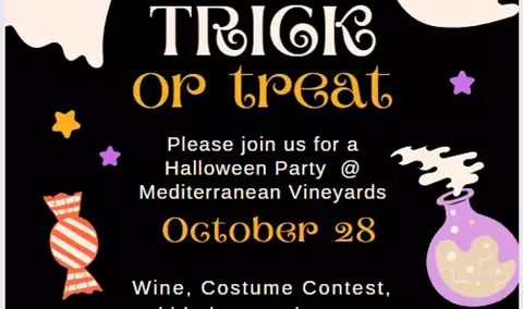 Mediterranean Vineyards Halloween Party