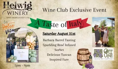 Summer Club Exclusive Event - A Taste of Italy! Img