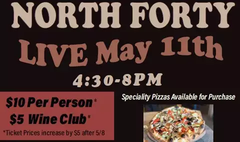 FOOD, WINE AND LIVE MUSIC BY NORTH FORTY
