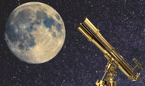 Wonders of  the moon & stars  through telescope By Raj Dixit