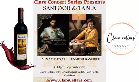 Santoor and Tabla Concert in the Vineyards Img