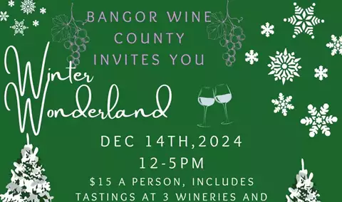 Bangor Wine Trail Winter Wonderland Img