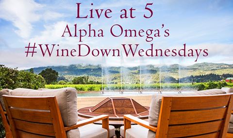 Join Alpha Omega Instagram/Facebook Live at 5 #WineDownWednesdays @AOwinery Img