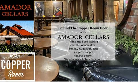 Behind The Copper Room Door with Amador Cellars Img
