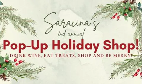 Saracina's 2nd Annual Pop-Up Holiday Shop!