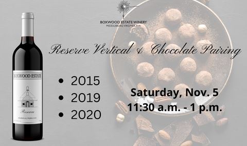Reserve Vertical & Chocolate Pairing