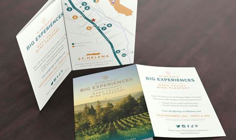 2022 Napa Valley Wine Passport St. Helena's Little Book of Big Experiences