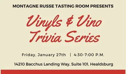 Vinyls & Vino Trivia Series | January 27th